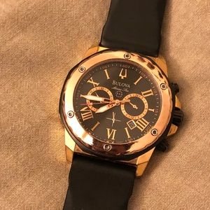 Bulova Marine Star Rose Gold watch